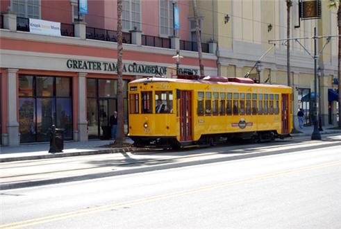 Entertainment Plaza with convenient Tampa Street Car pick up to Ybor City Entertainment Plaza with convenient Tampa Street Car pick up to Ybor City