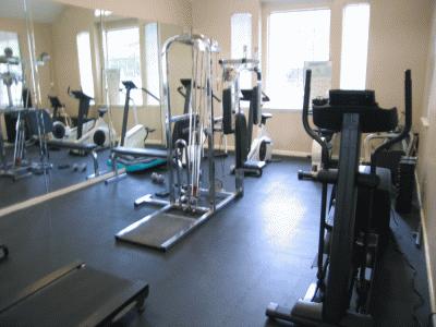Fitness center with treadmills Fitness center with treadmills