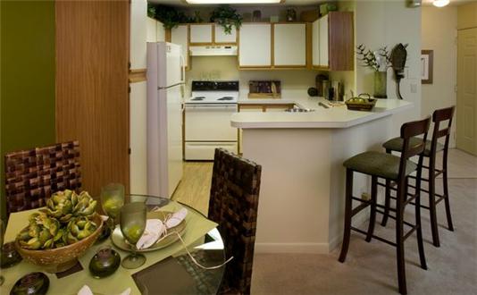 Spacious kitchen with ample closet space Spacious kitchen with ample closet space