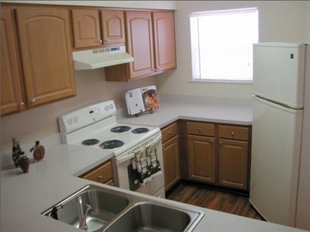 Large kitchen with ample counter space Large kitchen with ample counter space