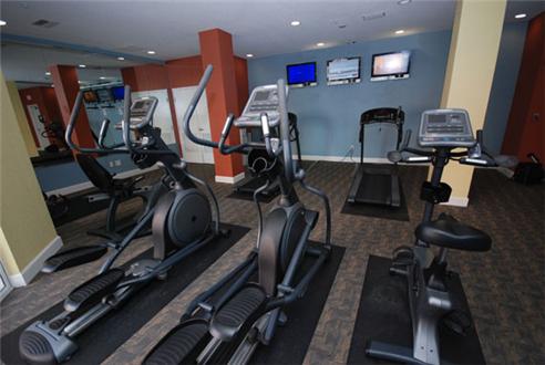 State-of-the-art fitness center with cardio machines State-of-the-art fitness center with cardio machines