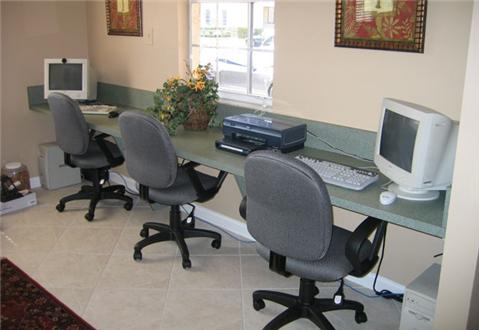 Business center with high-speed internet Business center with high-speed internet