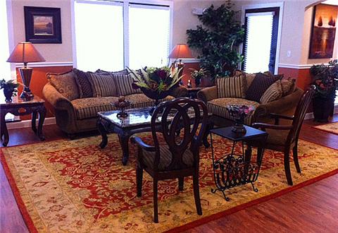 Clubhouse and residents' lounge area Clubhouse and residents' lounge area