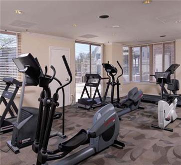 Fitness center with cardio training equipment Fitness center with cardio training equipment