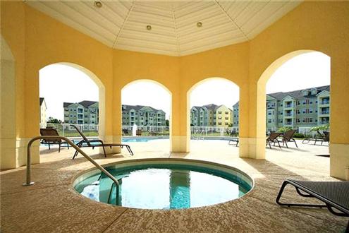 Covered hot tub next to pool Covered hot tub next to pool