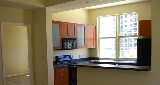 Open kitchens allow easy passthrough Open kitchens allow easy passthrough