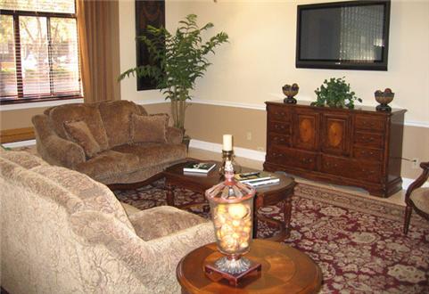 Residents' lounge area Residents' lounge area
