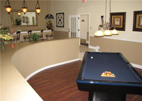 Residents' lounge and billiards table Residents' lounge and billiards table