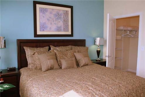 Bedroom with large closet Bedroom with large closet