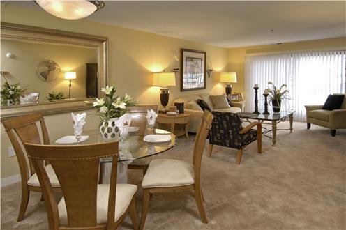 Spacious Living Room and Dining Area Spacious Living Room and Dining Area