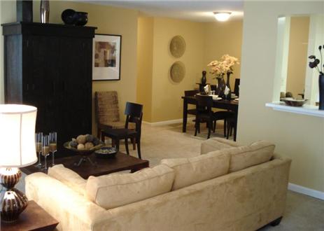 Open living areas Open living areas