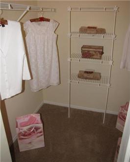 Walk in closets available Walk in closets available