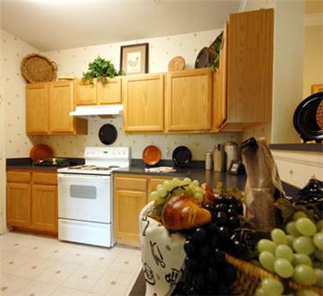 Open kitchen with lots of cabinet space Open kitchen with lots of cabinet space