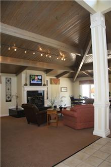 Spacious clubhouse interiors Spacious clubhouse interiors