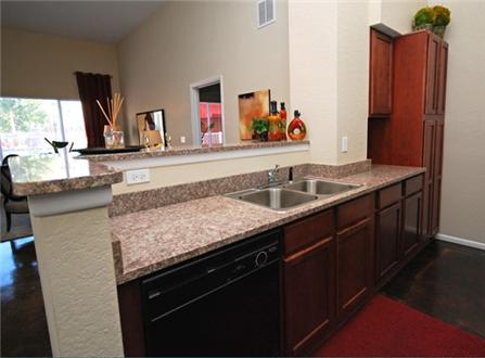 Granite countertops in select homes Granite countertops in select homes