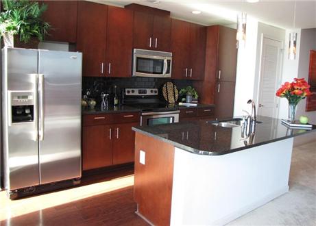 Granite countertops and stainless steel appliances Granite countertops and stainless steel appliances