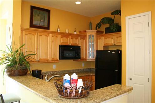 Open kitchen with plenty of cabinet space Open kitchen with plenty of cabinet space