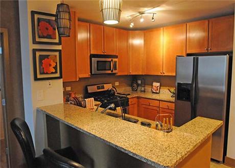 Open kitchens with abundant cabinet and counter space Open kitchens with abundant cabinet and counter space