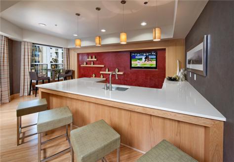 Two elegant Clubrooms include wet bar and pool views Two elegant Clubrooms include wet bar and pool views