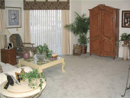 Large open living areas Large open living areas