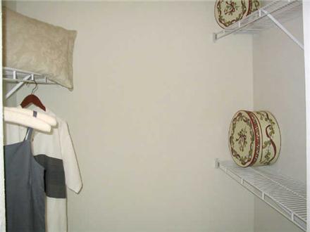 Large walk-in closets Large walk-in closets