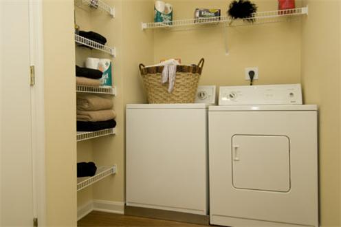 Laundry Room with shelving Laundry Room with shelving
