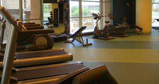 Fully equipped fitness center Fully equipped fitness center