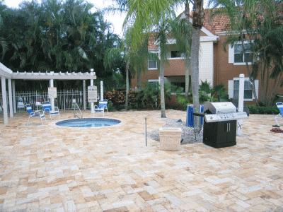Sundeck and BBQ area Sundeck and BBQ area