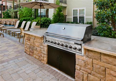 Gas grills located at both luxurious pools Gas grills located at both luxurious pools