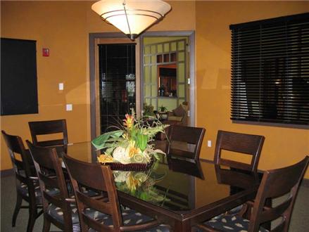 Residents' dining room Residents' dining room