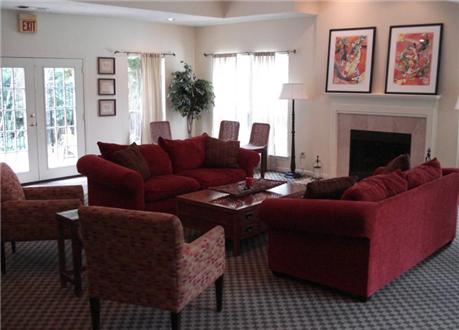 Comfortable lounge area in clubhouse Comfortable lounge area in clubhouse