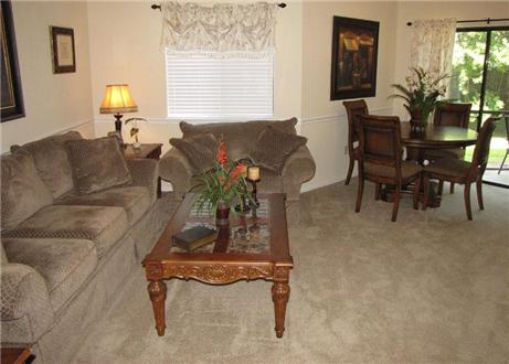 Large living room and dining area Large living room and dining area