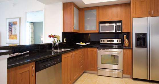 Designer black countertops and backsplash Designer black countertops and backsplash