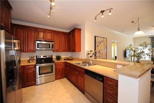 Open kitchen with abundant cabinet and counter space Open kitchen with abundant cabinet and counter space