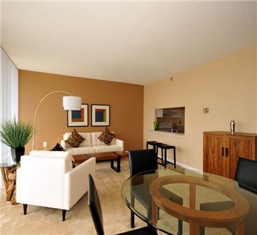Dining area and living room Dining area and living room