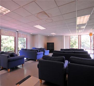 Community lounge and TV area Community lounge and TV area
