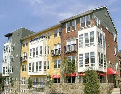 Colorful residence exteriors