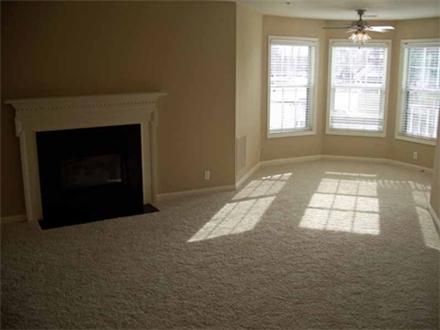 Spacious living area and fireplace Spacious living area and fireplace
