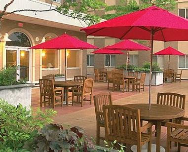 Outdoor seating and dining area Outdoor seating and dining area