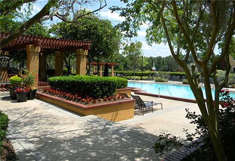 Pool and spa with view of lake Pool and spa with view of lake