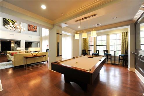 Residents' lounge and billiards table Residents' lounge and billiards table
