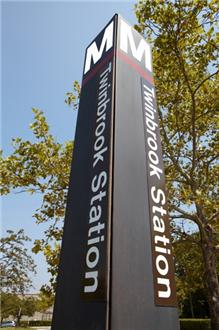 At Twinbrook Metro station