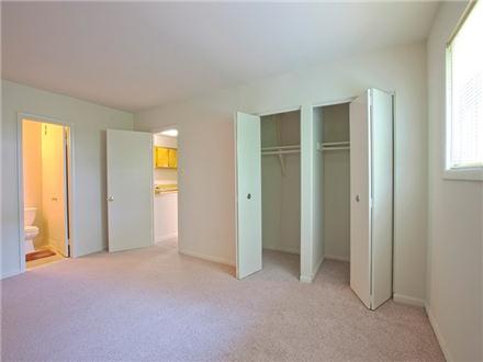 The Derby second bedroom offers double closets The Derby second bedroom offers double closets